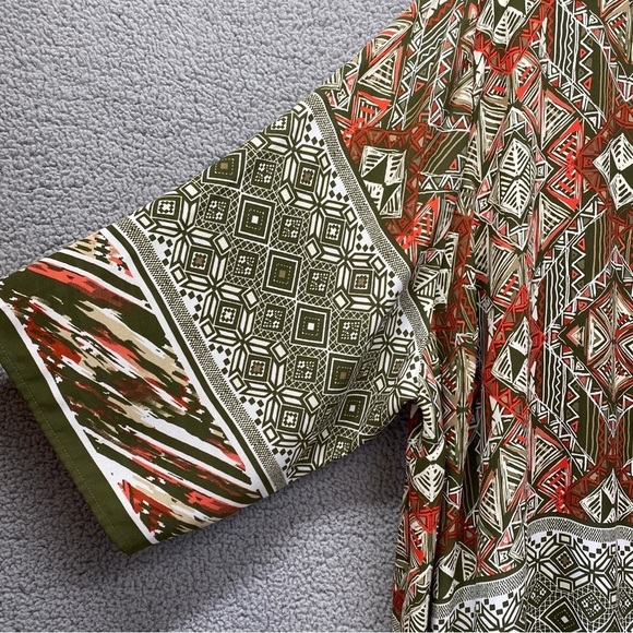 Catherines Boho Print Open Kimono Sz 3XWP - Picture 3 of 8